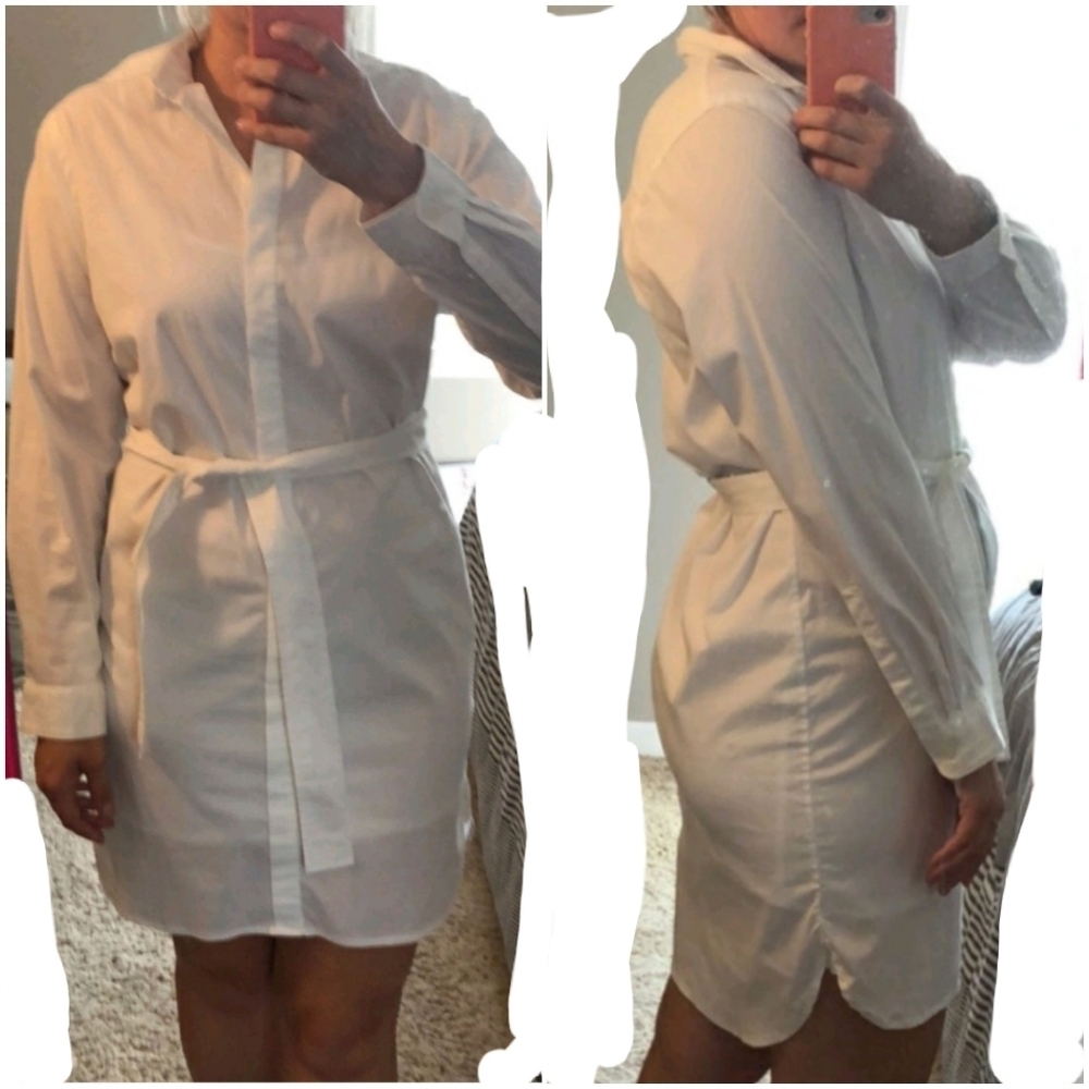 J CREW BUTTON DOWN DRESS....SIZE: M - Picture 1 of 6